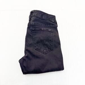 Mother The Looker Not Guilty Black Denim Jeans Stretchy Size 27
